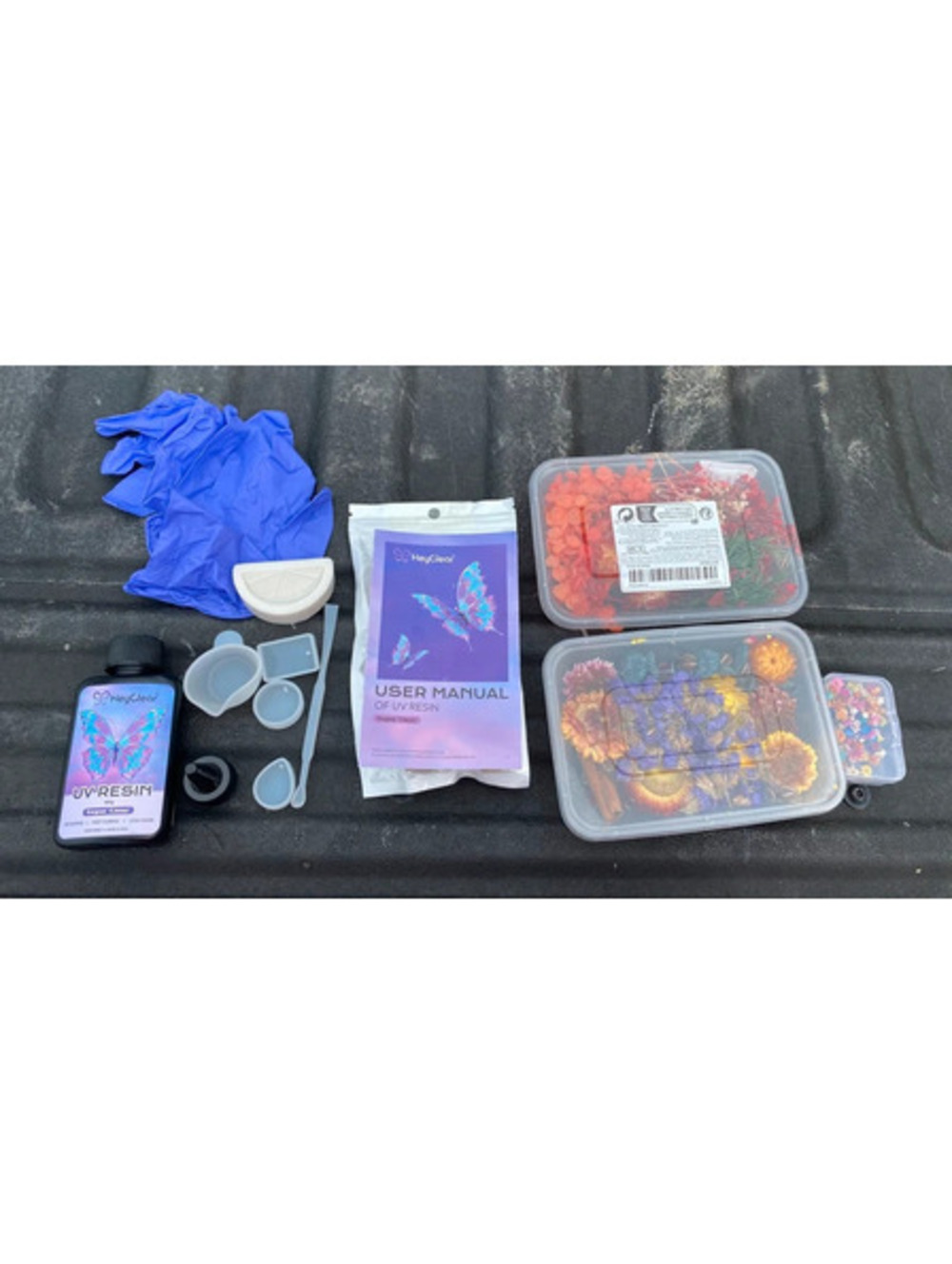 Epoxy Resin Making kit with Dried Flowers and Molds
